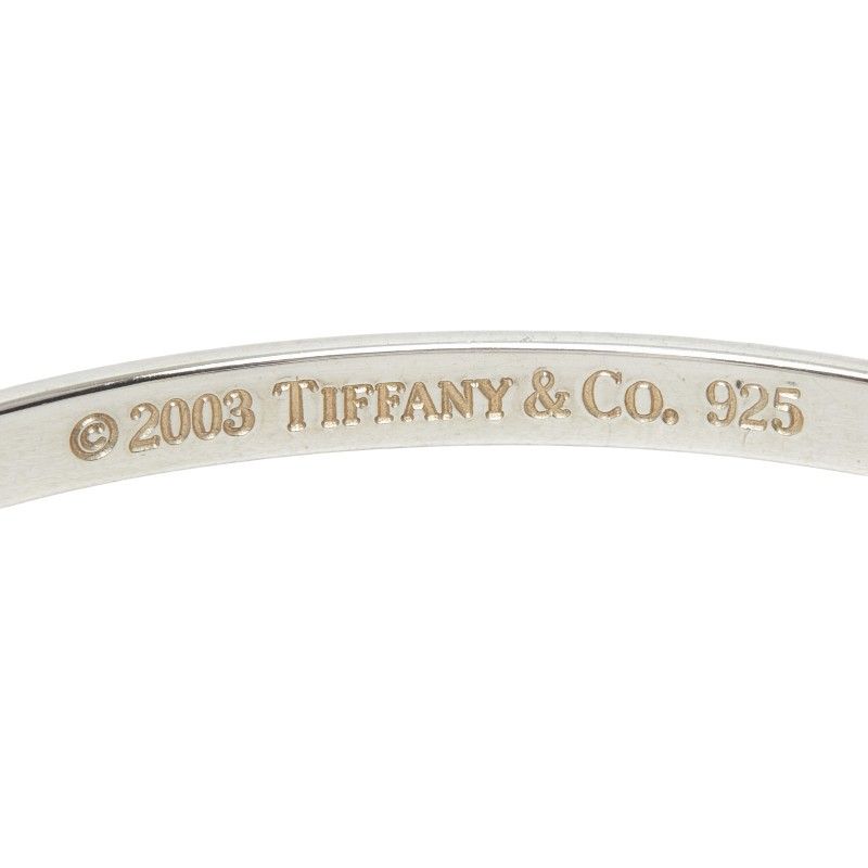 Tiffany & Co Open Rectangle Square Bracelet Bangle Silver — view 4
