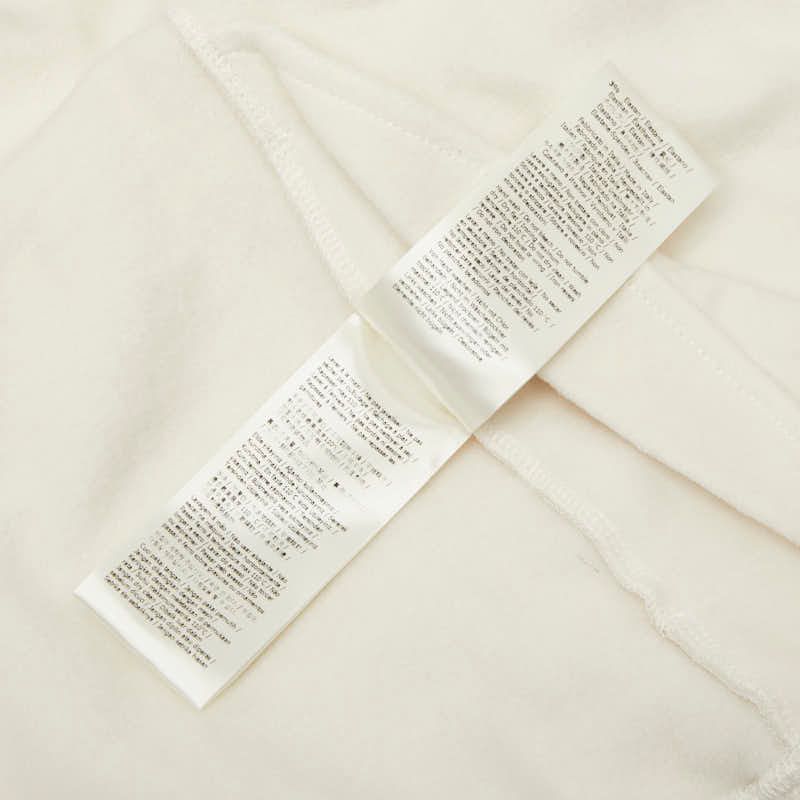 Fendi Brushed Oversize Zip Hoodie S Off White Cotton Polyurethane Sequin — view 7