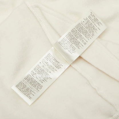 Fendi Brushed Oversize Zip Hoodie S Off White Cotton Polyurethane Sequin — view 7
