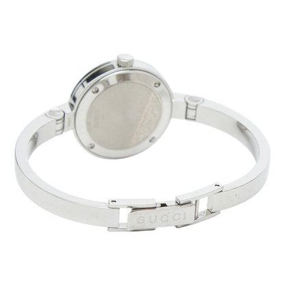 Gucci Garnet Bezel Watch Bangle 105 Stainless Steel — view 3