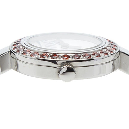 Gucci Garnet Bezel Watch Bangle 105 Stainless Steel — view 5