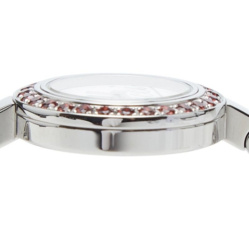 Gucci Garnet Bezel Watch Bangle 105 Stainless Steel — view 6