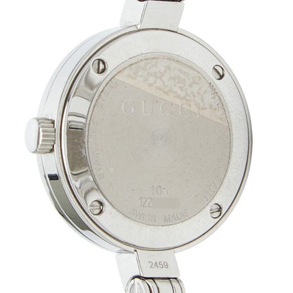 Gucci Garnet Bezel Watch Bangle 105 Stainless Steel — view 4
