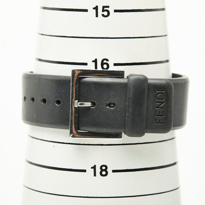 Fendi Busla Watch Black Silver Stainless Steel Rubber — view 8