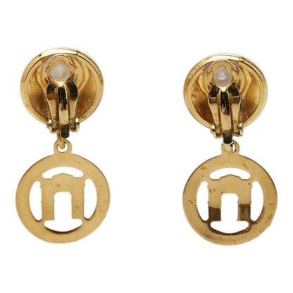 Celine Logo Earrings Gold Plated — view 2