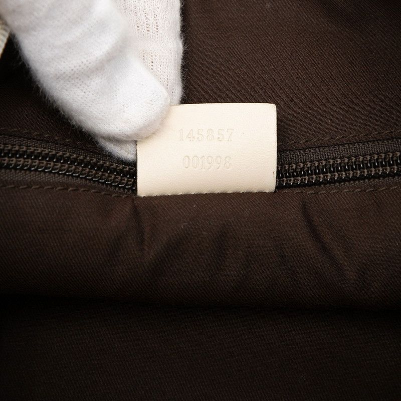 Gucci GG Canvas Crossbody Shoulder Bag Beige Ivory — view 5