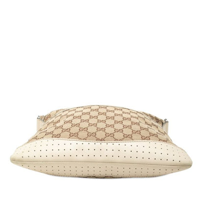 Gucci GG Canvas Crossbody Shoulder Bag Beige Ivory — view 3
