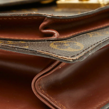 Louis Vuitton Monogram Monceau 2-Way Shoulder Bag Brown Leather — view 5