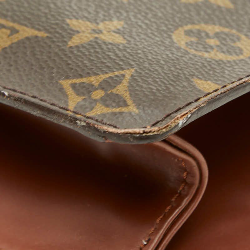 Louis Vuitton Monogram Monceau 2-Way Shoulder Bag Brown Leather — view 6