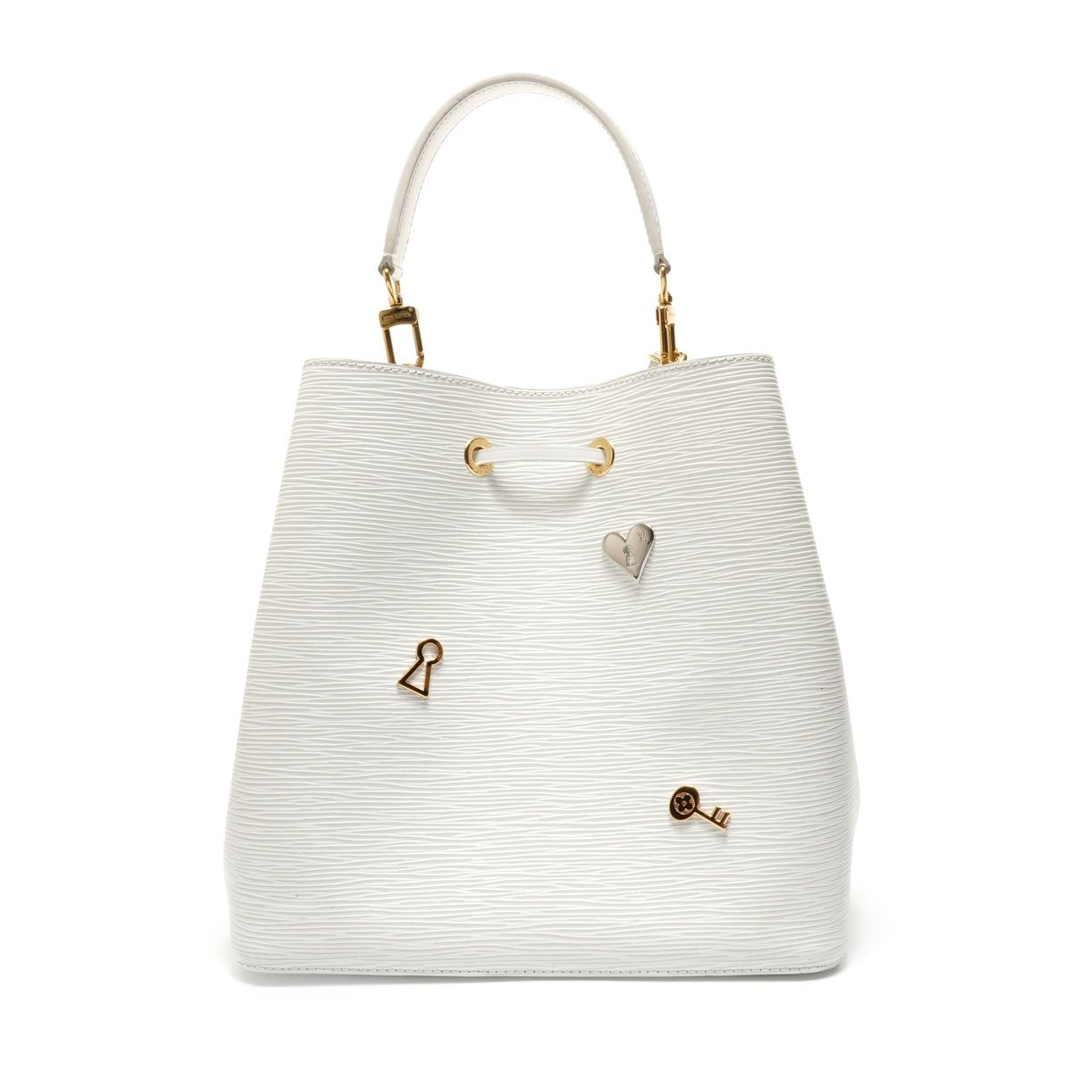 Louis Vuitton Shoulder Bag Neo Noe Lovelock Epi Blanc — view 2