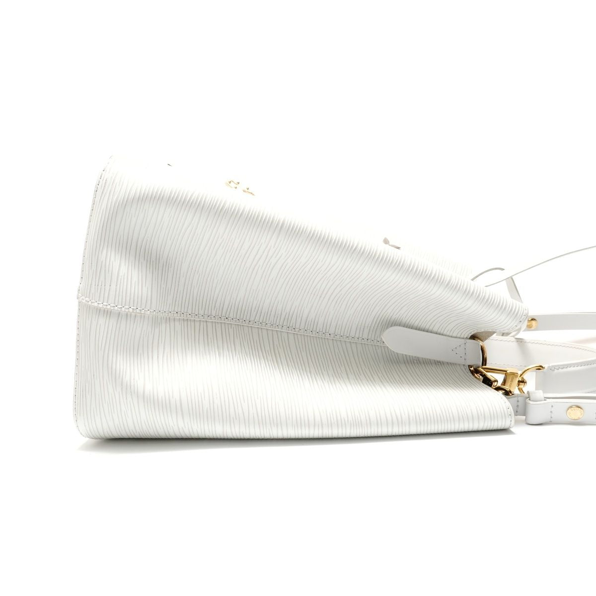 Louis Vuitton Shoulder Bag Neo Noe Lovelock Epi Blanc — view 4