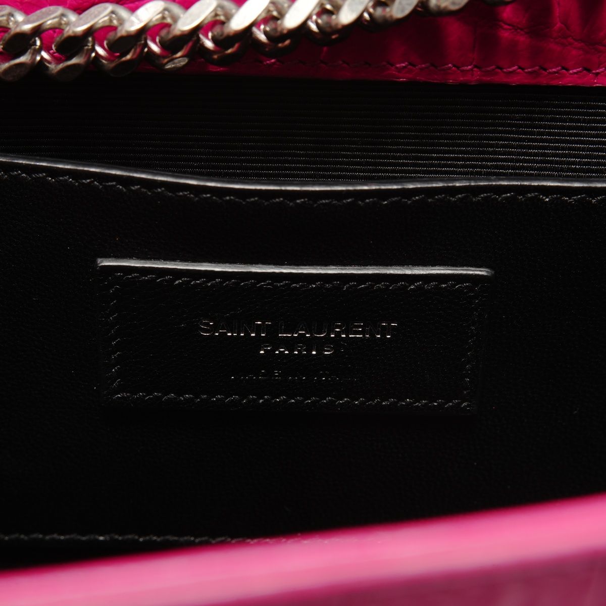 Saint Laurent Yves Shoulder Bag Croco — view 9