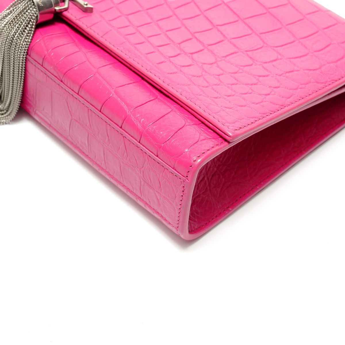 Saint Laurent Yves Shoulder Bag Croco — view 6