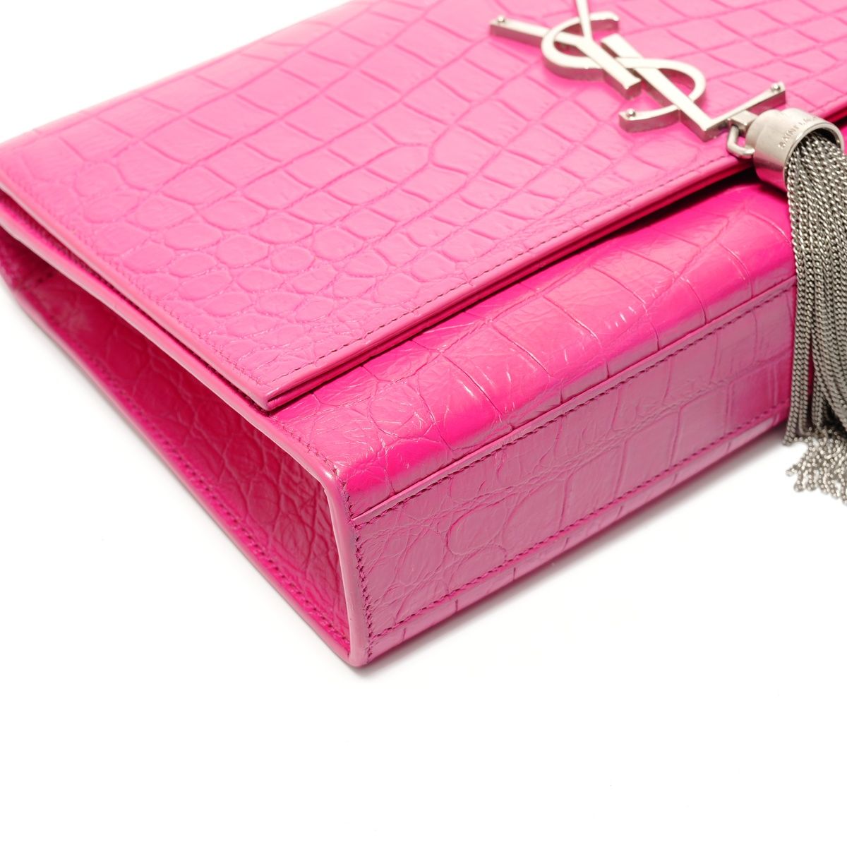 Saint Laurent Yves Shoulder Bag Croco — view 5