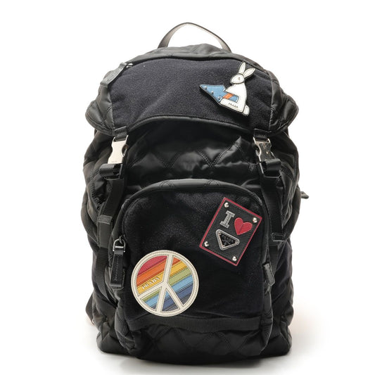 Prada Backpack Velcro Black