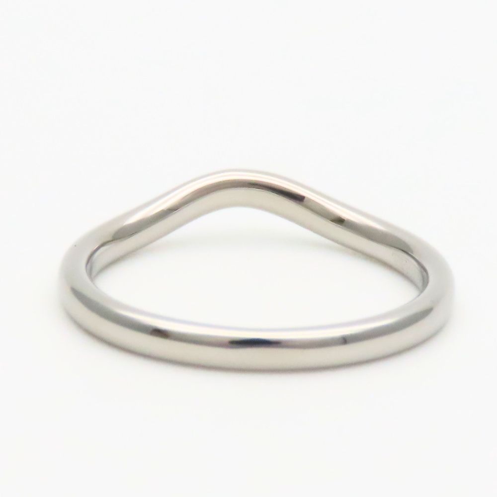 Tiffany & Co Ring T Cube Band Diamond Platinum Elsa Peretti — view 4