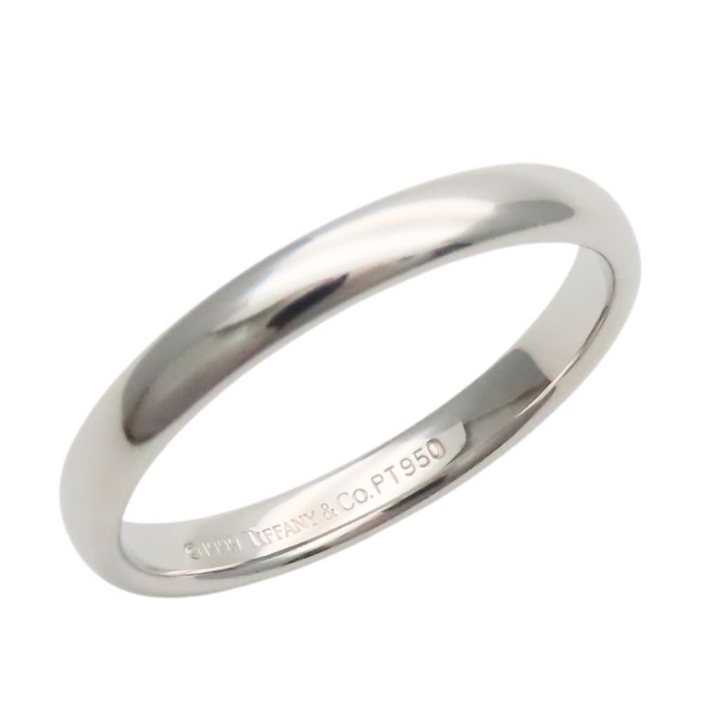 Tiffany & Co Ring Classic Band Platinum Simple