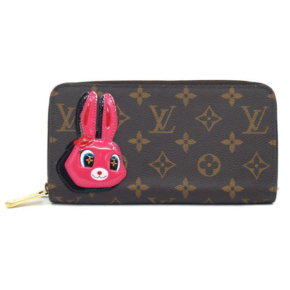 Louis Vuitton Nicolas Gess Curle Zippy Wallet Brown Monogram Gold