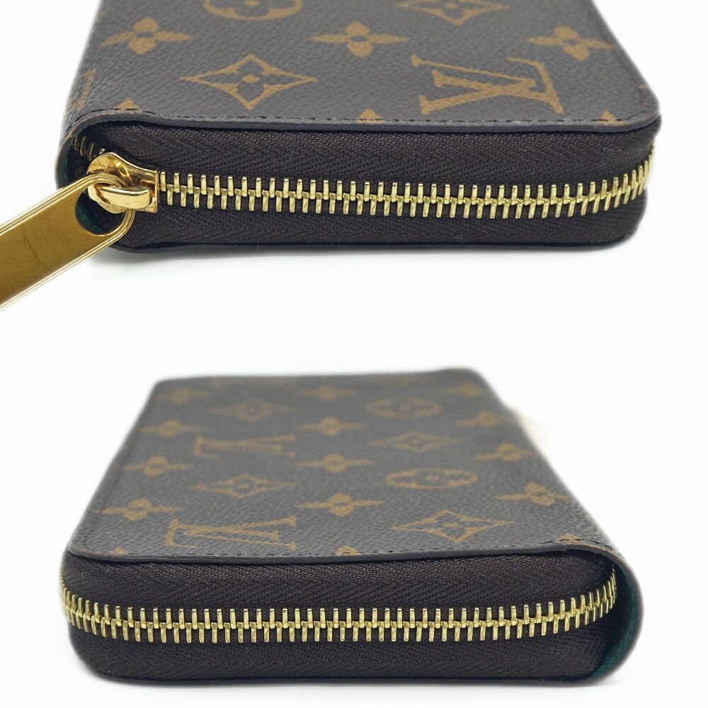 Louis Vuitton Nicolas Gess Curle Zippy Wallet Brown Monogram Gold — view 4