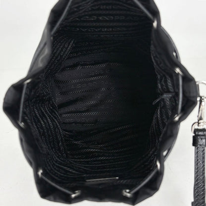 Prada Nylon Pouch Drawstring Nero — view 6