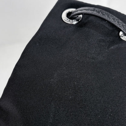 Prada Nylon Pouch Drawstring Nero — view 4