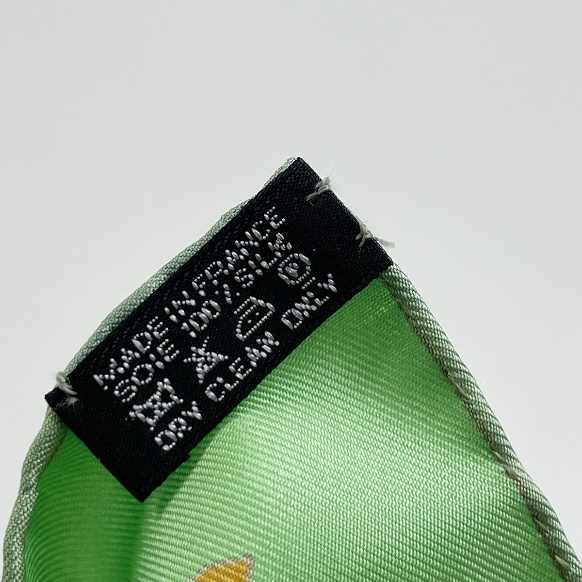 Hermes Petit Carre Mediterranee Mediterranean Scarf Silk Green Multicolor — view 3