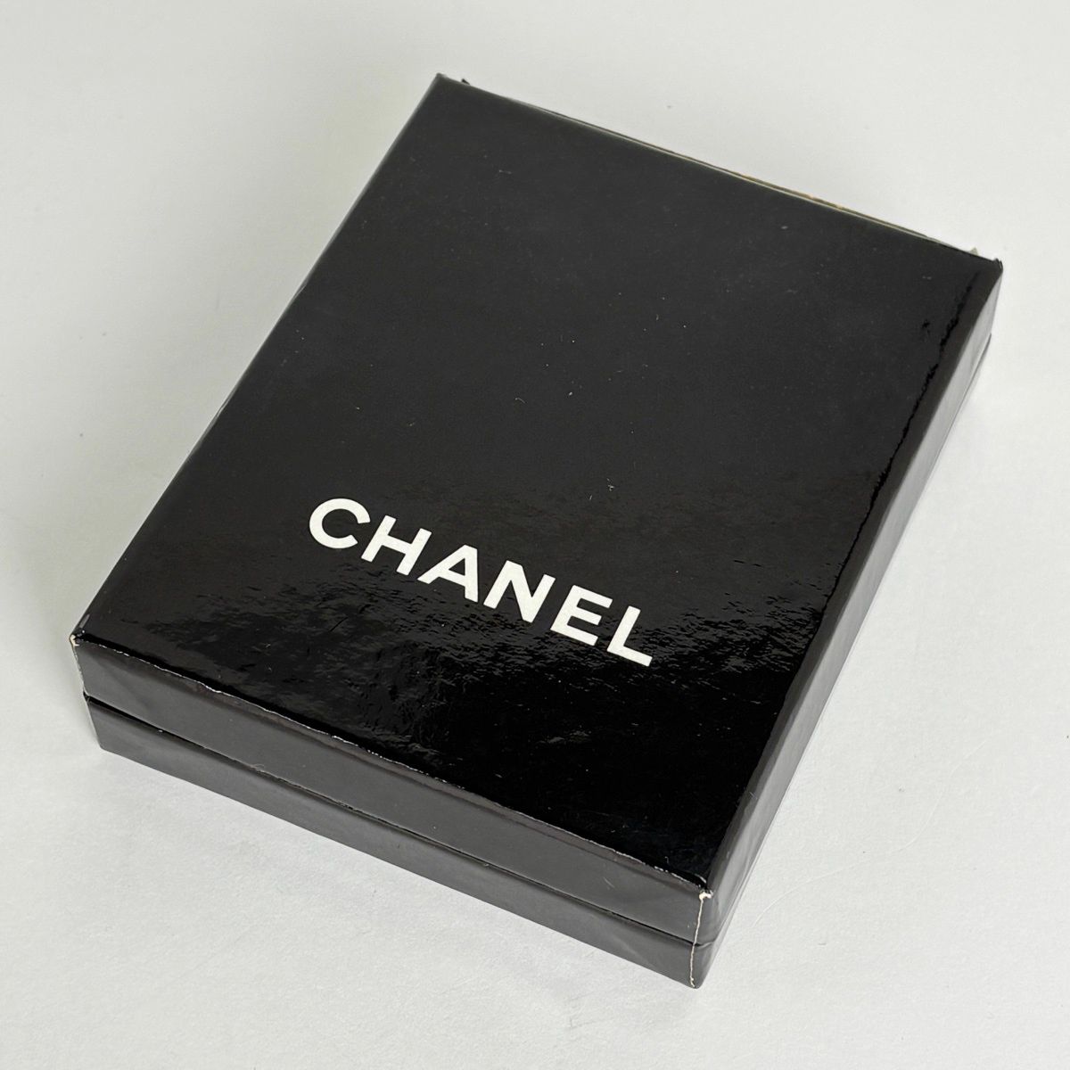 Chanel CC Logo Faux Pearl Necklace Color Stone Gold Plated — view 7