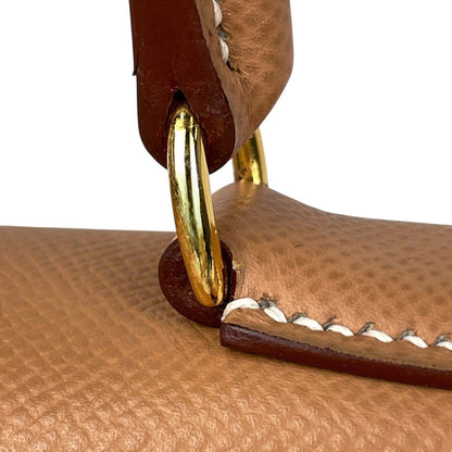 Hermes Kelly 28 Retourne 2-Way Handbag Courchevel Natural — view 8