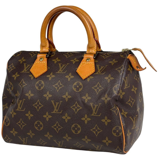 Louis Vuitton Speedy 25 Handbag Monogram Brown