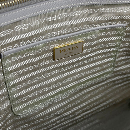 Prada Tote 2-Way Saffiano Leather Light Gray — view 7