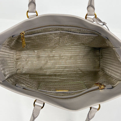 Prada Tote 2-Way Saffiano Leather Light Gray — view 9
