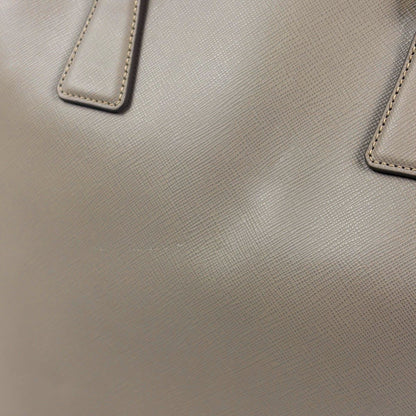 Prada Tote 2-Way Saffiano Leather Light Gray — view 4