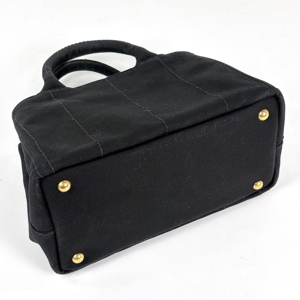 Prada Canapa Tote 2-Way Canvas Nero — view 2