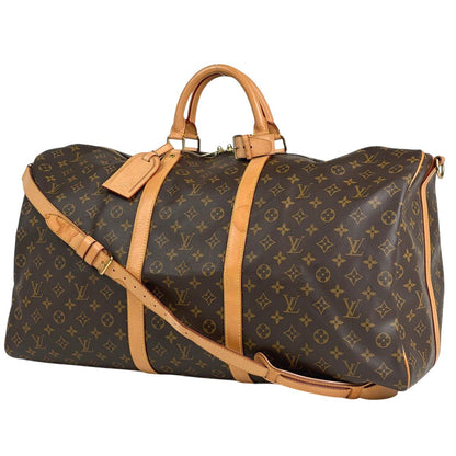 Louis Vuitton Keepall Bandouliere 60 2-Way Boston Bag Monogram Brown