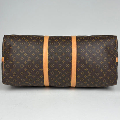 Louis Vuitton Keepall Bandouliere 60 2-Way Boston Bag Monogram Brown — view 2