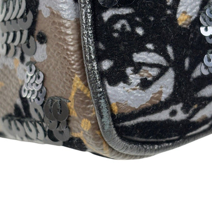 Louis Vuitton Fleur Duju Carzel Sequin Handbag Monogram Brown — view 6