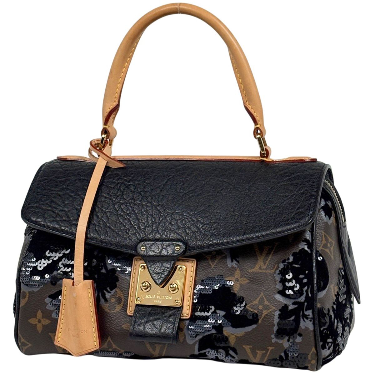 Louis Vuitton Fleur Duju Carzel Sequin Handbag Monogram Brown