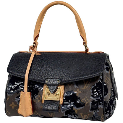Louis Vuitton Fleur Duju Carzel Sequin Handbag Monogram Brown