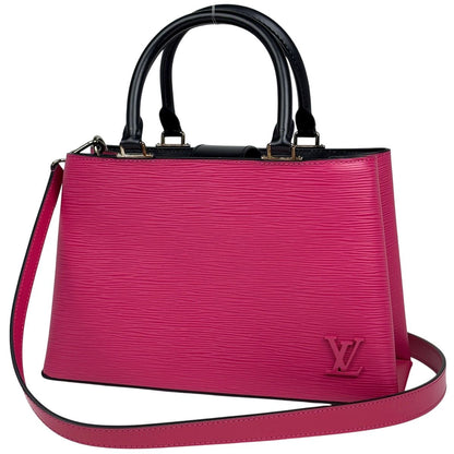Louis Vuitton Cles Veil PM 2-Way Handbag Epi Hot Pink