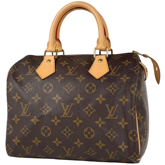 Louis Vuitton Speedy 25 Handbag Monogram Brown