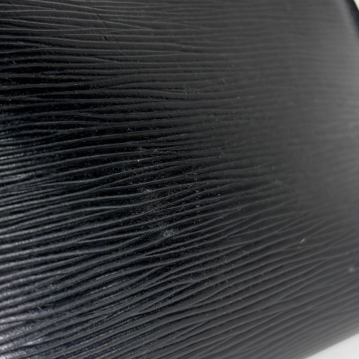 Louis Vuitton Pochette Makeup Cosmetics Handbag Pouch Epi Noir — view 5