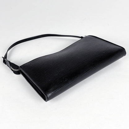 Louis Vuitton Pochette Makeup Cosmetics Handbag Pouch Epi Noir — view 2