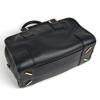 Loewe Amazona 28 2-Way Anagram Handbag Leather Black — view 2