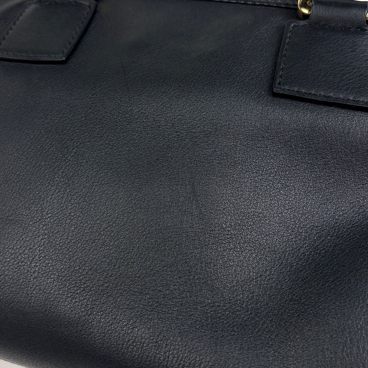 Loewe Amazona 28 2-Way Anagram Handbag Leather Black — view 4