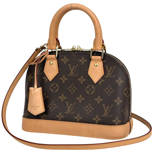 Louis Vuitton Alma BB Shoulder Bag 2-Way Monogram Brown
