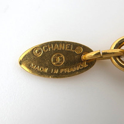Chanel CC Logo Chain Necklace Gold Plated — view 5