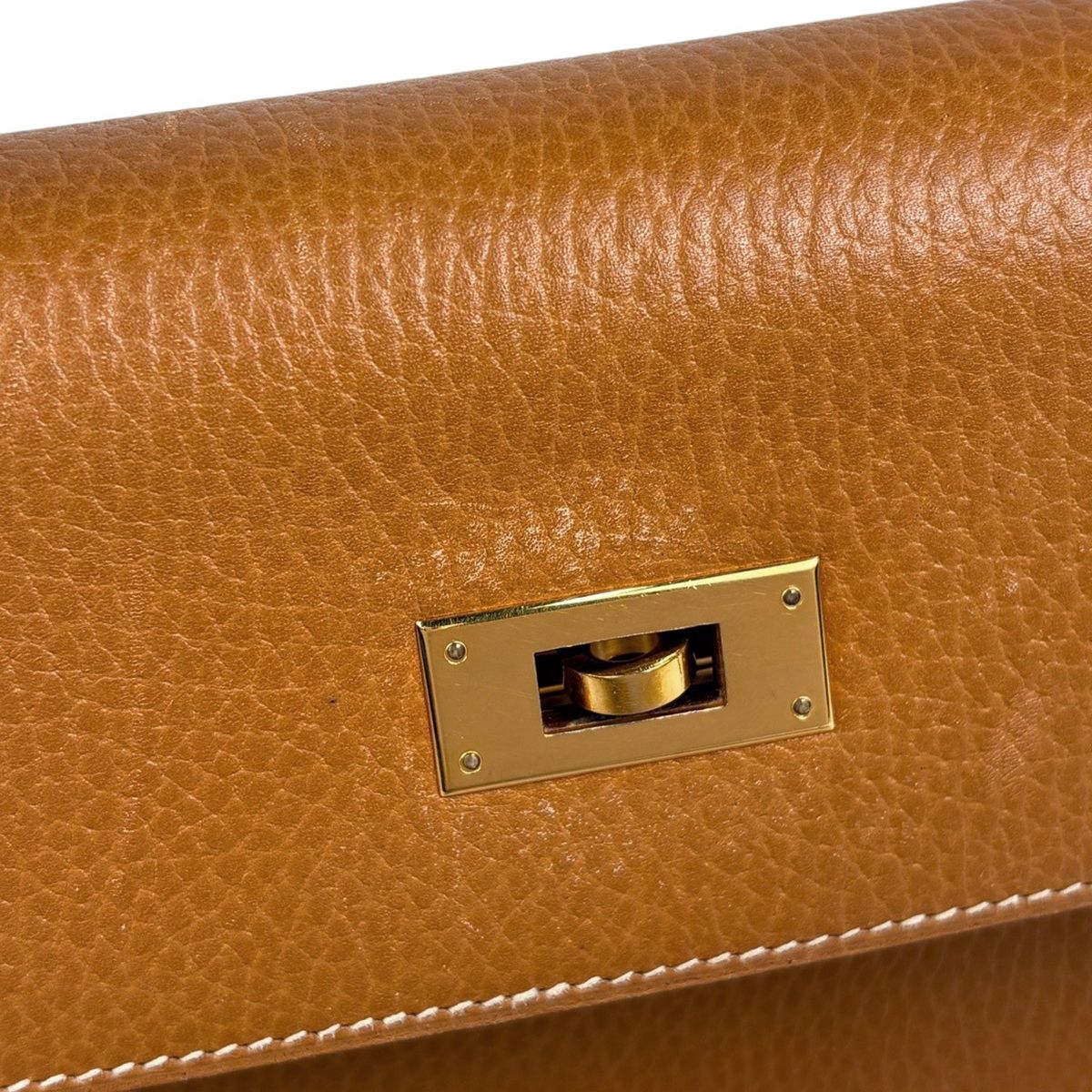 Hermes Kelly 32 Retourne 2-Way Shoulder Bag Ardennes Natural — view 8