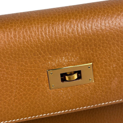 Hermes Kelly 32 Retourne 2-Way Shoulder Bag Ardennes Natural — view 8
