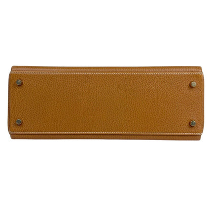 Hermes Kelly 32 Retourne 2-Way Shoulder Bag Ardennes Natural — view 5