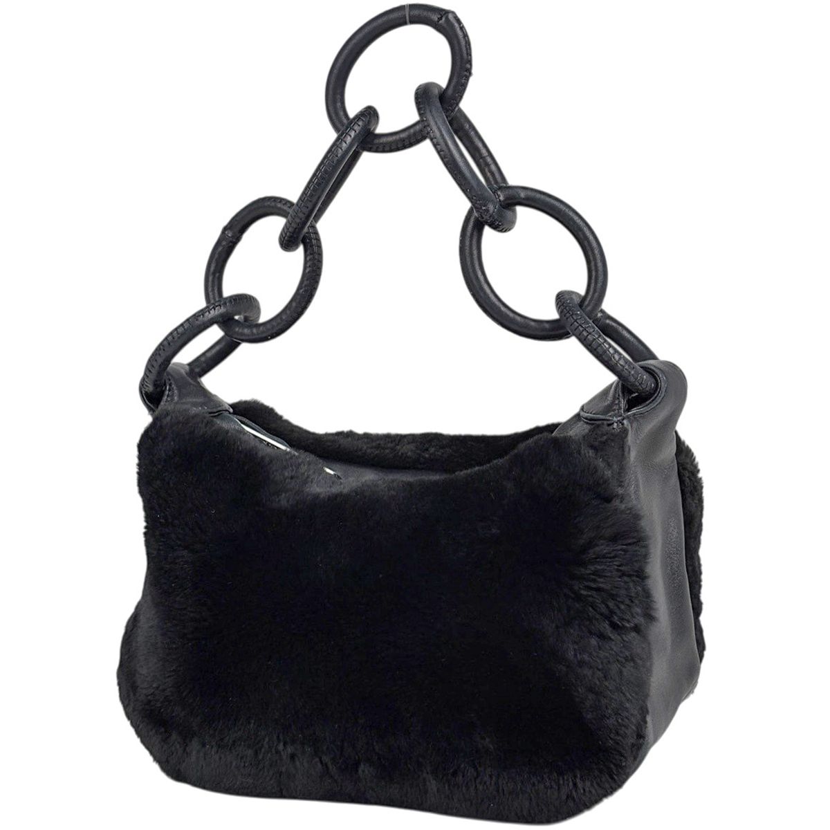 Chanel CC Logo Shoulder Bag Black